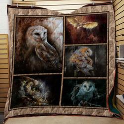 Owl Quilt V1 and Home Decor