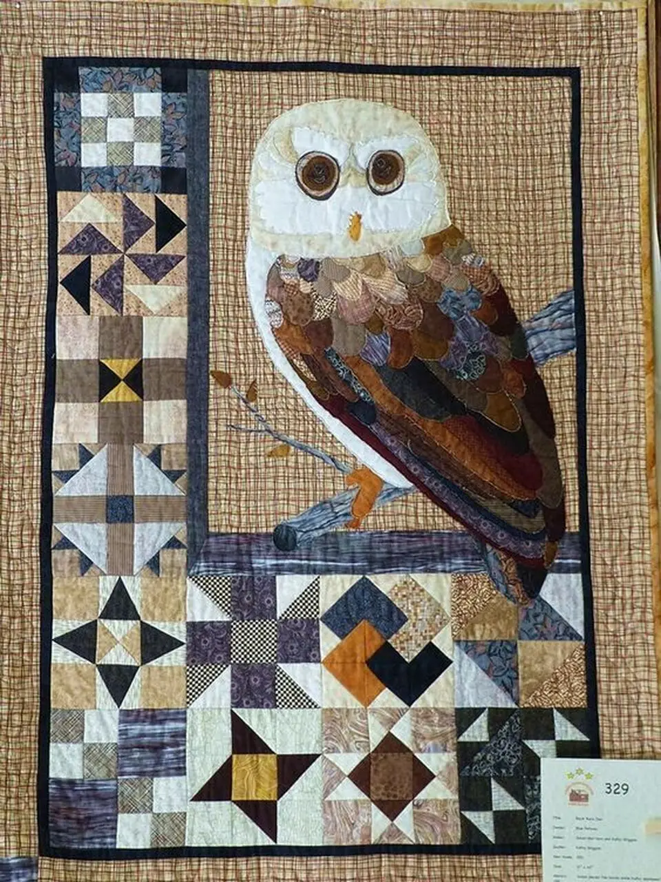 Owl Star Block Quilt Tdhof and Home Decor