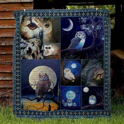 Owl Td130531 Quilt Blanket and Home Decor