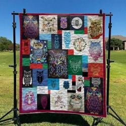 Owl Td2809687 Quilt Blanket and Home Decor