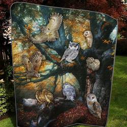 Owl Vd Quilt Tdhvz and Home Decor