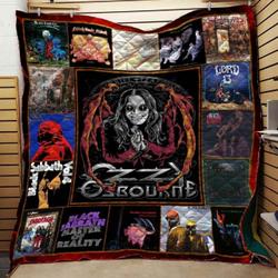 Ozzy Osbourne Inspired Blanket Th0907 Quilt and Home Decor