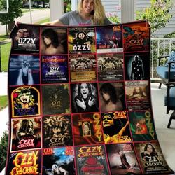Ozzy Osbourne Quilt Blanket Hvt060615  Quilt and Home Decor
