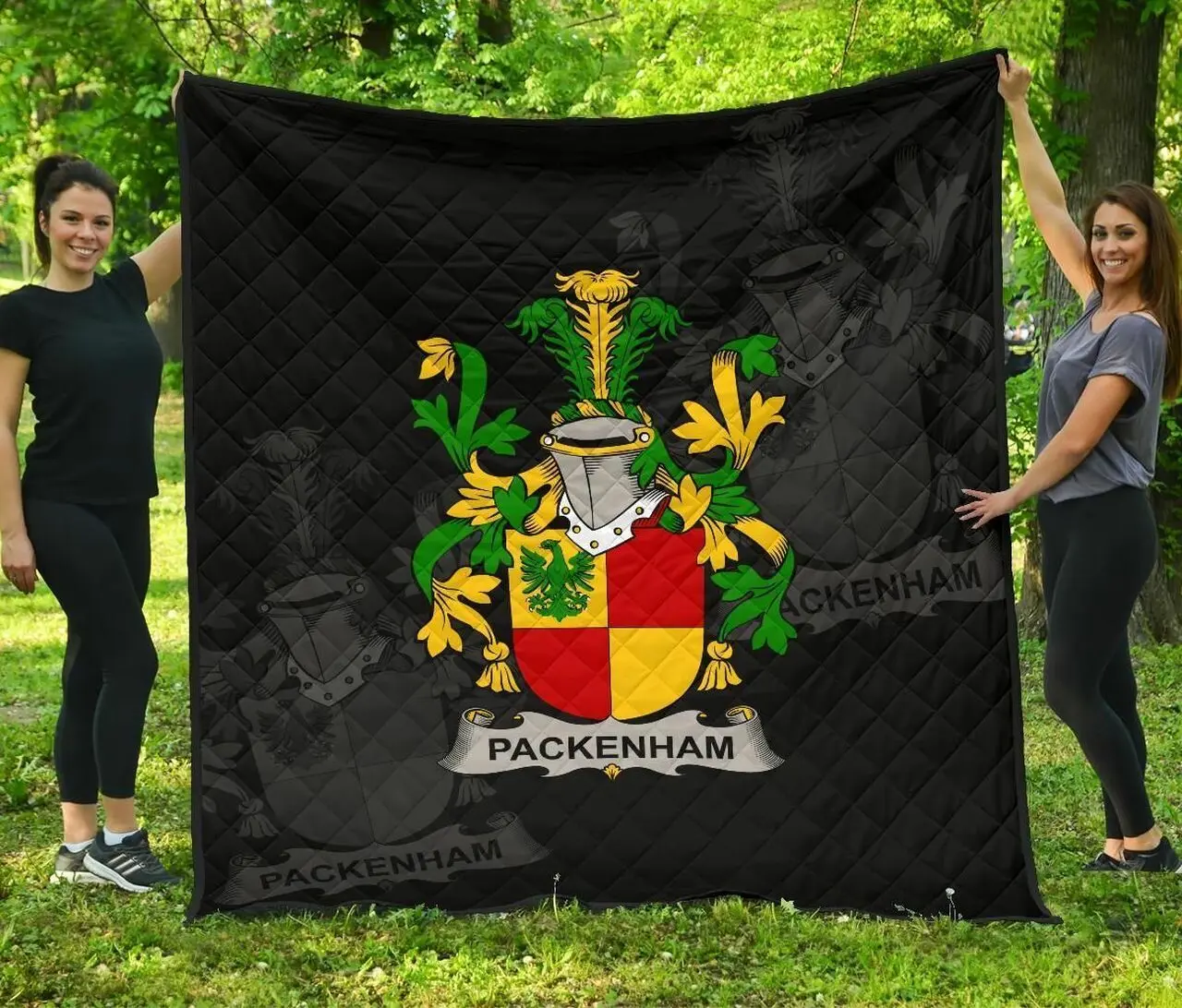 Packenham Ireland Irish Family Crest JFJ10987 3D Customized Quilt 2707 and Home Decor