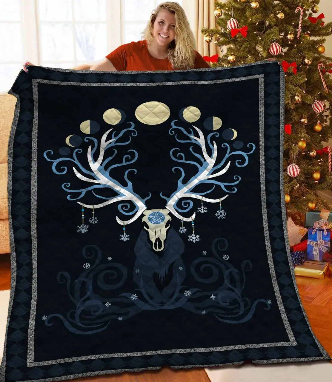 Pagan Moon JFJ10991 3D Customized Quilt 2707 and Home Decor