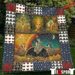 Paganism Mother Earth Goddess Neo Pagan 3D Blanket Th0607 Quilt and Home Decor