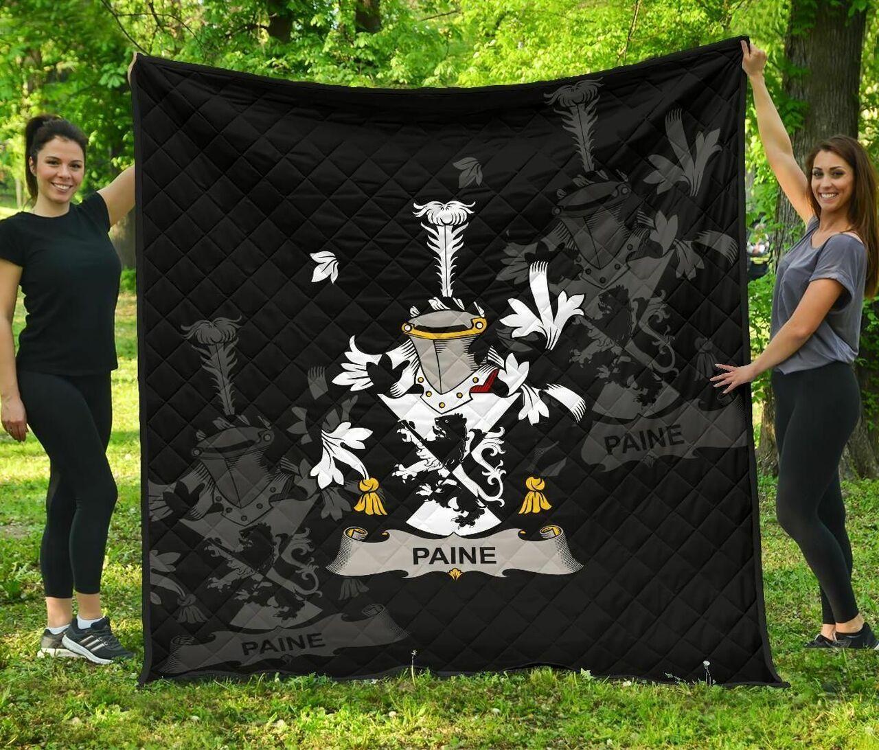 Paine Ireland Irish Family Crest JFJ10998 3D Customized Quilt 2707 and Home Decor
