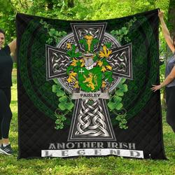 Paisley Ireland Irish Legend JFJ11004 3D Customized Quilt 2707 and Home Decor