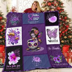 Pancreatic Cancer V1 QE 3D Customized Quilt and Home Decor