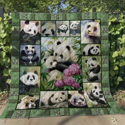 Panda Cg130616 Quilt Blanket and Home Decor