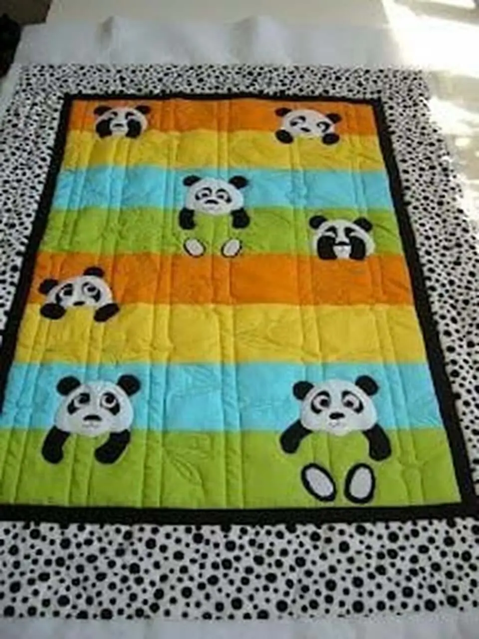 Panda Cla170643 Quilt Blanket and Home Decor