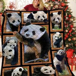 Panda JFJ11035 3D Customized Quilt 2707 and Home Decor