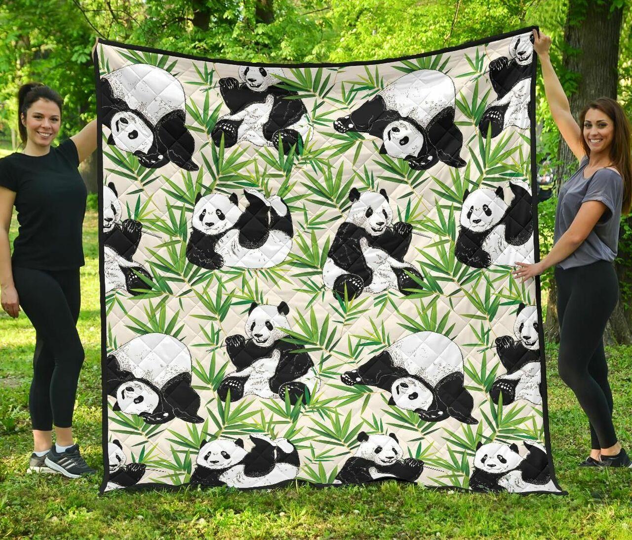Panda Premium 2 Quilt Blanket Th1207 and Home Decor