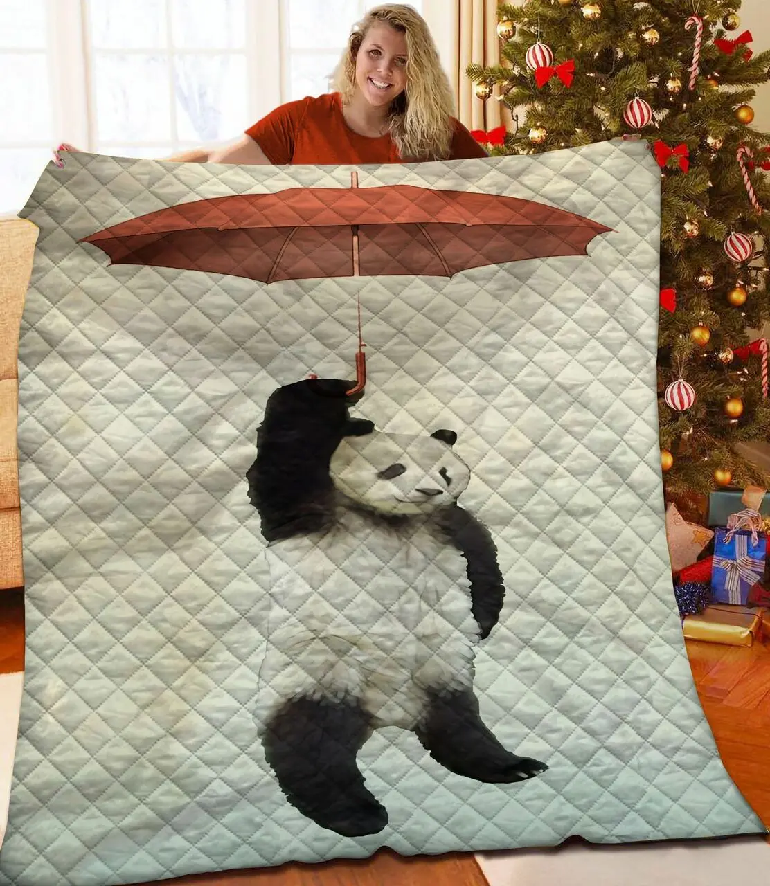 Panda Quilt Blanket and Home Decor