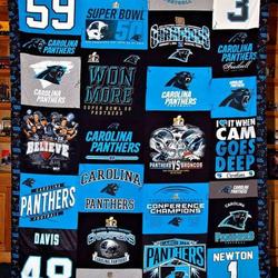 Panthers Quilt Blanket Pt27  Quilt and Home Decor