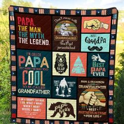 Papa Quilt Blanket  Quilt and Home Decor