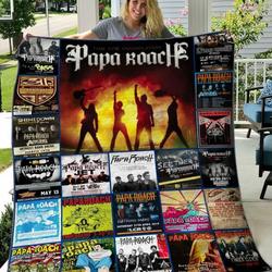 Papa Roach Quilt Blanket Hvt200621  Quilt and Home Decor
