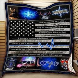 Paramedic Quilt Blanket Thh894  Quilt and Home Decor