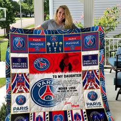 Paris Saint-Germain Quilt Grandpa To Granddaughter I1D1 and Home Decor