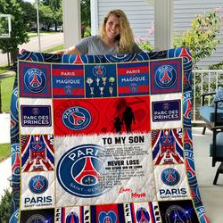 Paris Saint-Germain Quilt Mom To Son I1D1 and Home Decor
