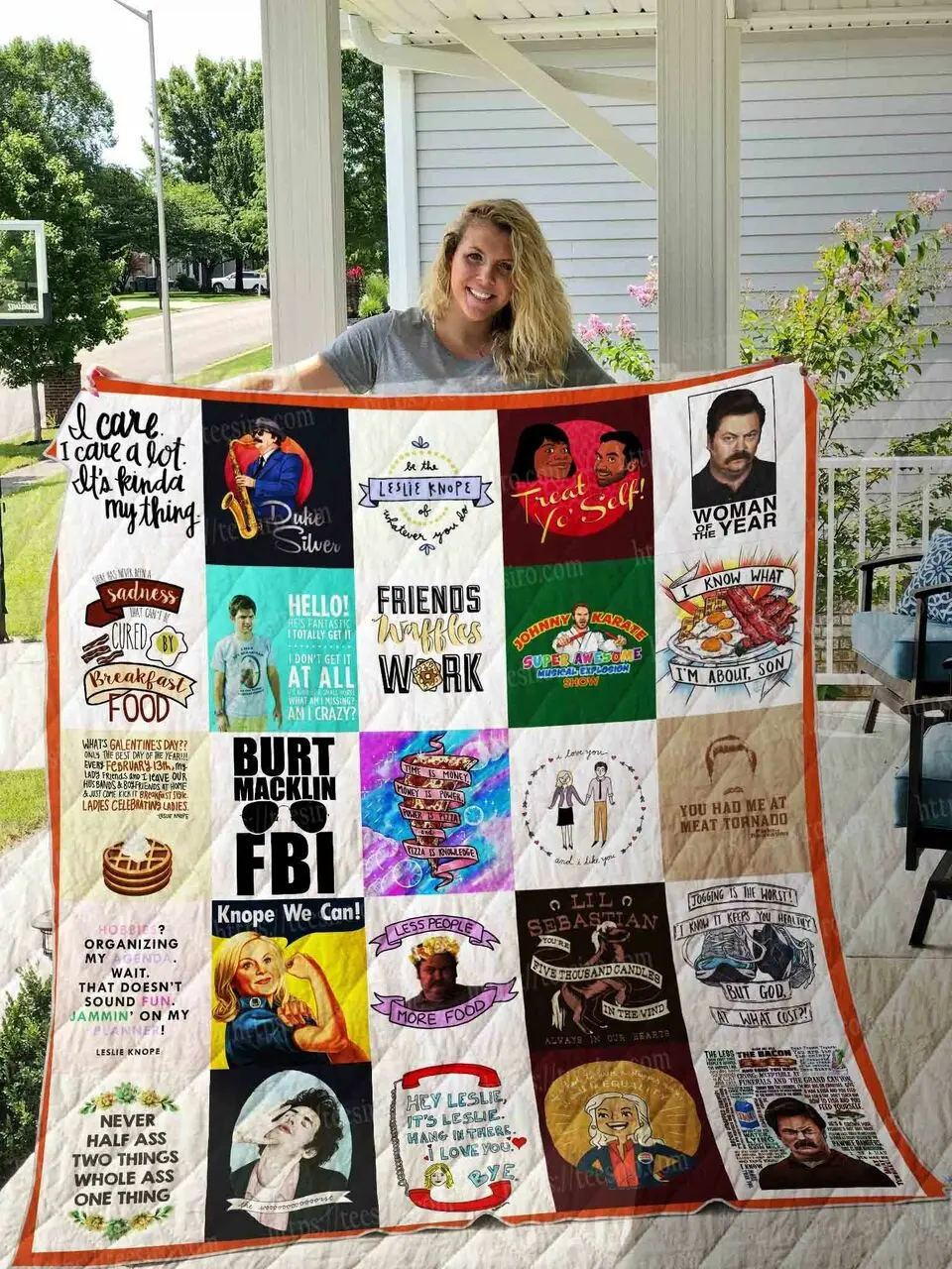 Parks And Recreation All Season Plus Size Quilt Blanket and Home Decor