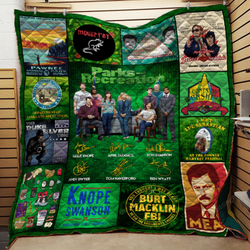 Parks And Recreation Anniversary Quilt Blanket Great Customized Blanket Gifts For Birthday Christmas Thanksgiving and Home Decor