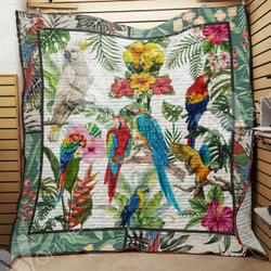 Parrot Quilt Blanket Dhc06021211Td and Home Decor