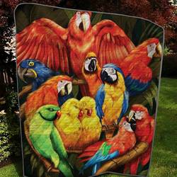 Parrot Ror TQV030795 V2 3D Customized Quilt and Home Decor