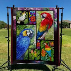 Parrot Td2809705 Quilt Blanket and Home Decor