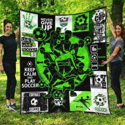Passion For Soccer Quilt Tdhkh and Home Decor