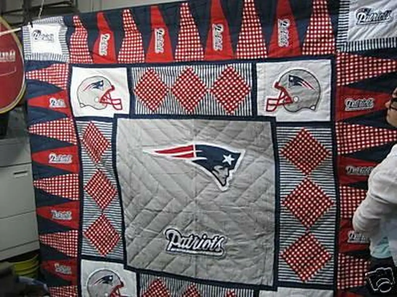 Patriots Quilt Blanket Pt27 Quilt and Home Decor
