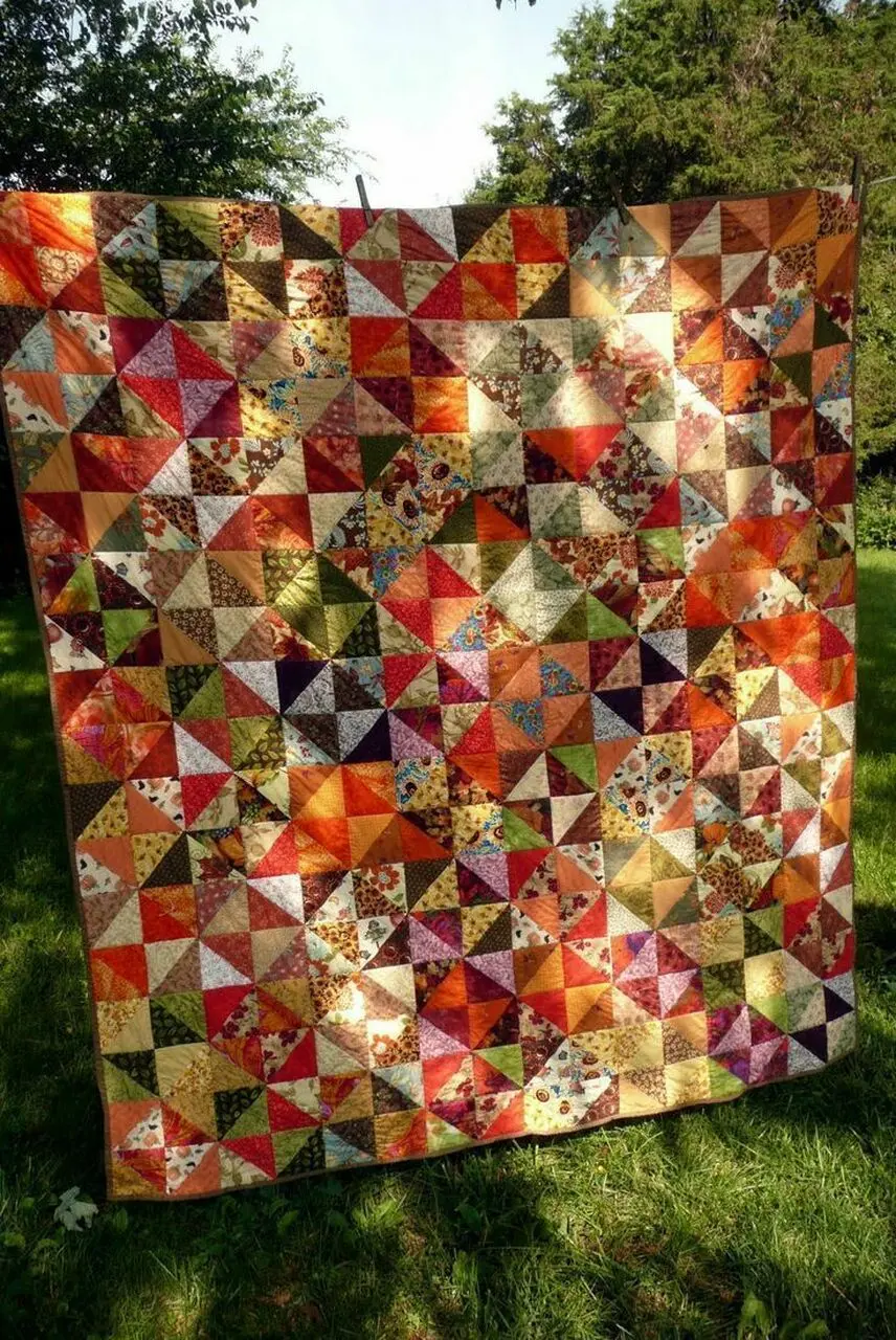 Pattern Ee Quilt Inkpfp and Home Decor