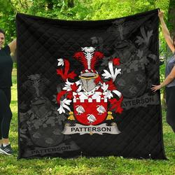 Patterson Ireland Irish Family Crest JFJ11133 3D Customized Quilt 2707 and Home Decor