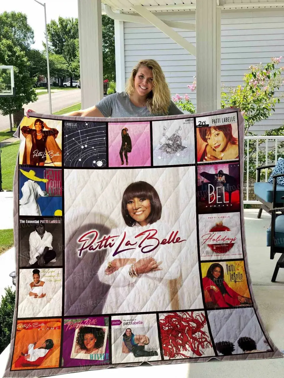 Patti Labelle Quilt Blanket 01 and Home Decor