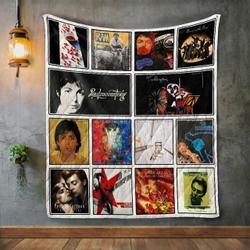 Paul Mccartney Album Covers Quilt Blanket and Home Decor