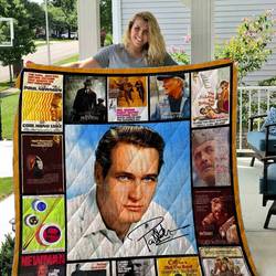 Paul Newman Quilt Blanket 01 and Home Decor