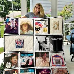 Paul Simon Quilt Blanket and Home Decor