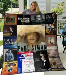 Paul Simon Quilt Blanket Hvt080622  Quilt and Home Decor
