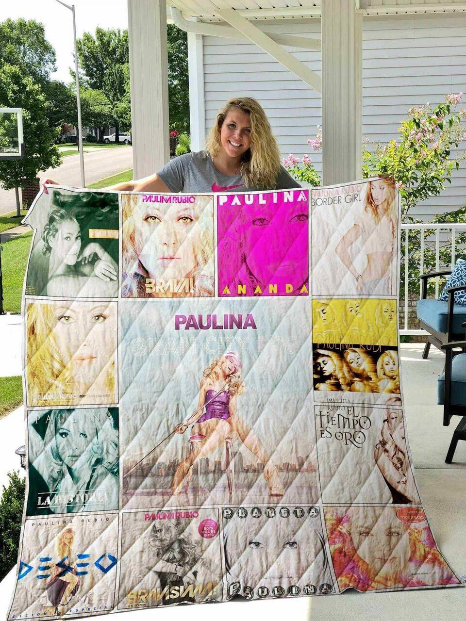 Paulina Rubio Blanket Th1809 Quilt and Home Decor