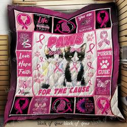 Paws For The Cause Ah Quilt Derqwb and Home Decor