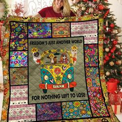 Peace Freedom JFJ11141 3D Customized Quilt 2707 and Home Decor