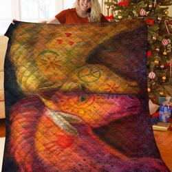 Peace Horse And War Horse JFJ11142 3D Customized Quilt 2707 and Home Decor