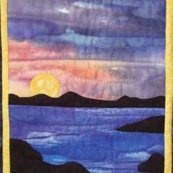 Peace Sign Sun Is Setting Quilt Tdhku and Home Decor