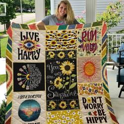 Peace Sunshine Quilt and Home Decor