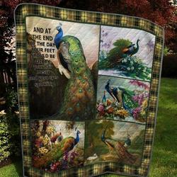 Peacock H204005 Quilt Blanket  Quilt and Home Decor
