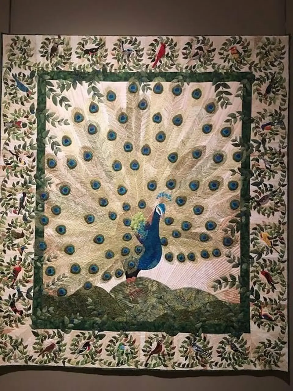 Peacock Quilt Tdhbq and Home Decor