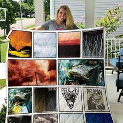 Pelican Quilt Blanket and Home Decor