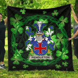 Pendleton Ireland Irish Celtic Shamrock Knot Circle JFJ11206 3D Customized Quilt 2707 and Home Decor