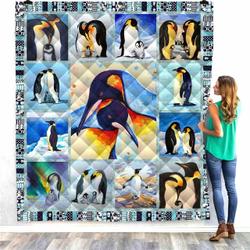 Penguin JFJ11212 3D Customized Quilt 2707 and Home Decor
