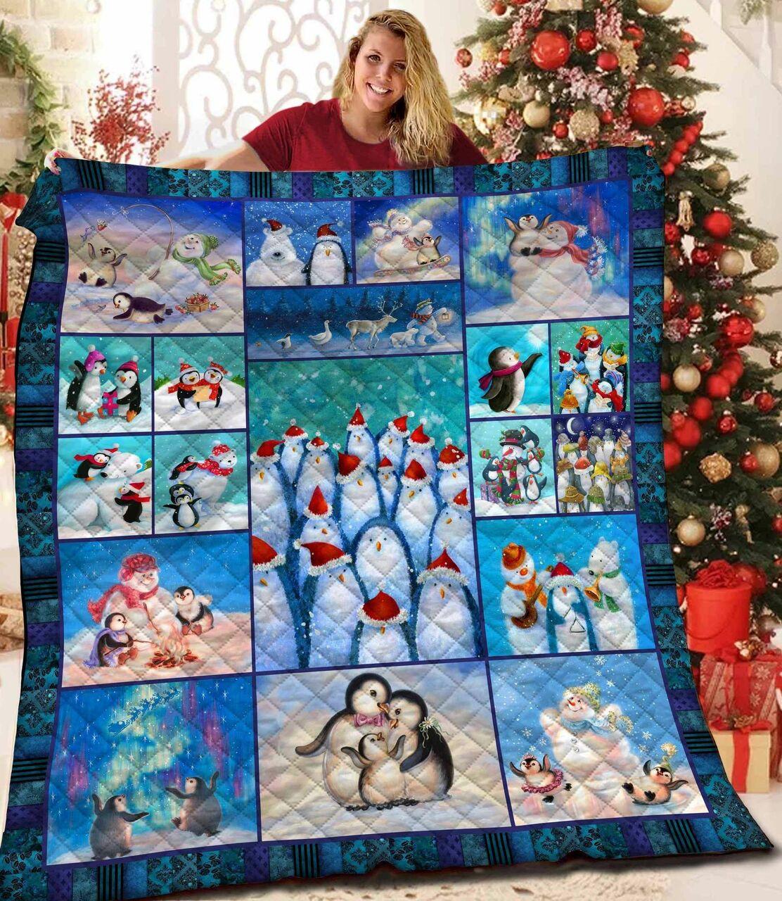 Penguin JFJ11220 3D Customized Quilt 2707 and Home Decor
